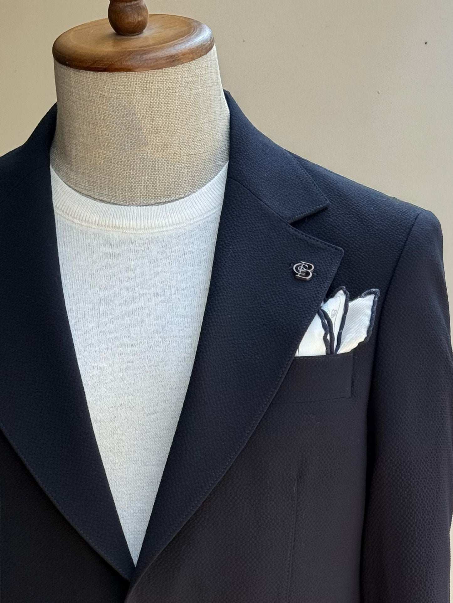 Navy Single Breasted Blazer VIOSSI - CB