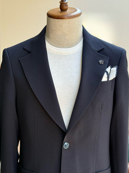 Navy Single Breasted Blazer VIOSSI - CB