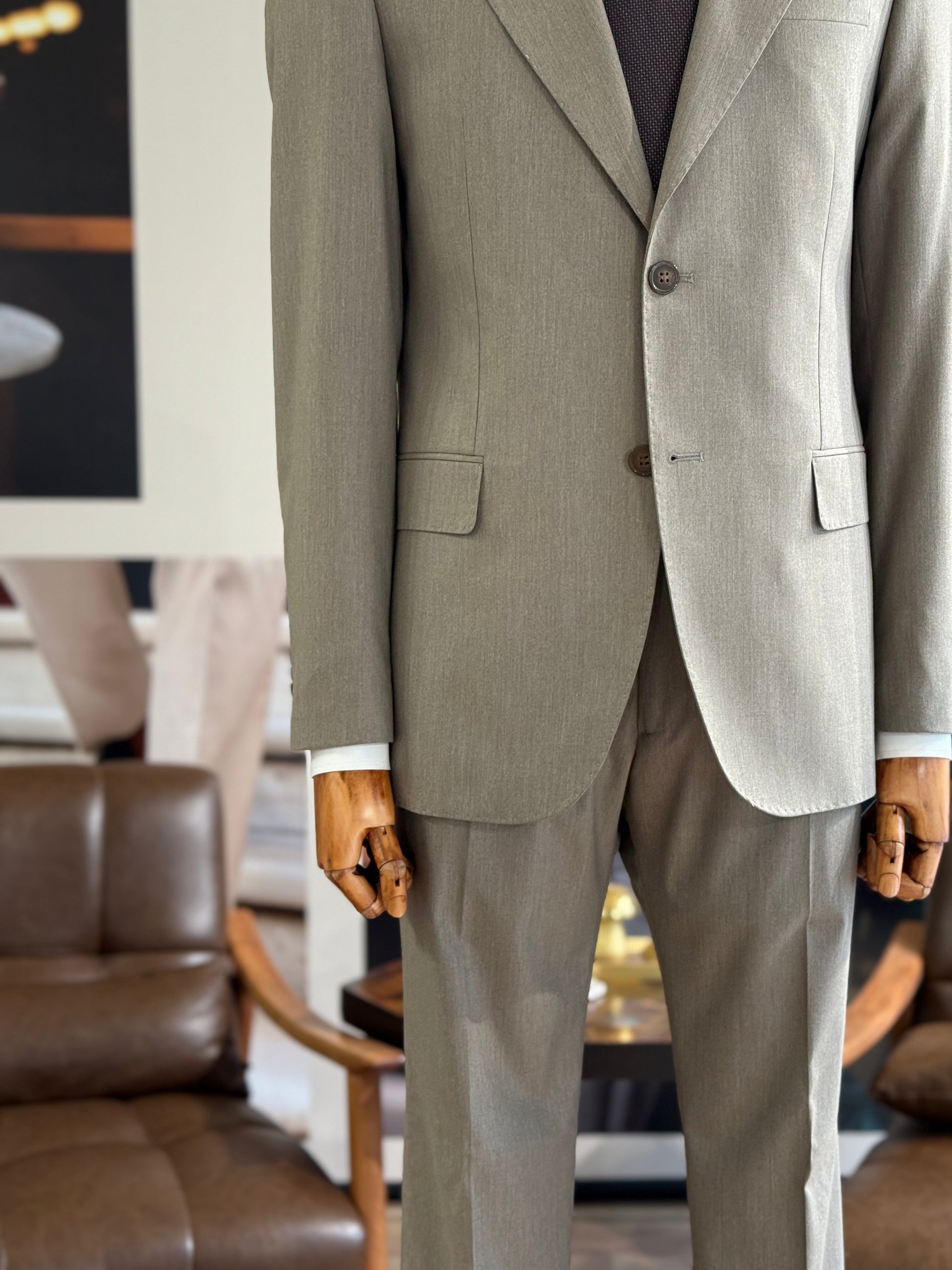 Beige Slim-Fit Suit 2-Piece VIOSSI - CB