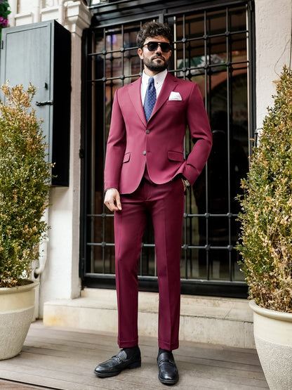 Bordeaux Slim-Fit Suit 3-Piece VIOSSI