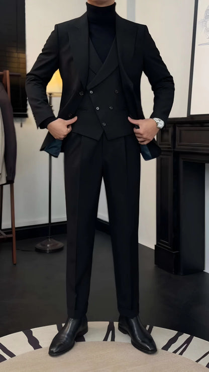 Men’s Black Milano Suit