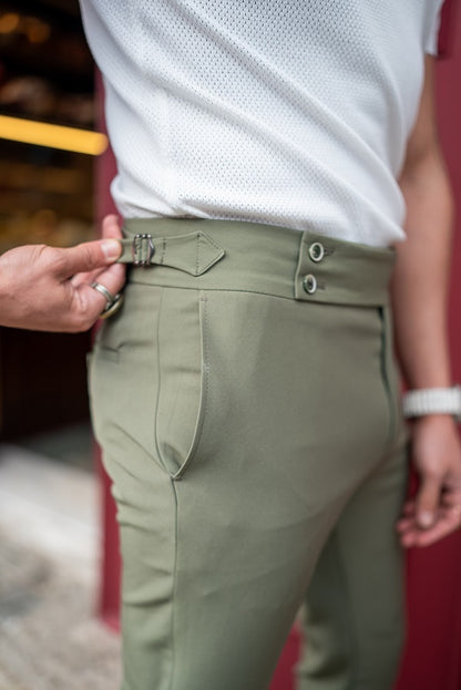 Brabion Sorento Green Slim Fit Chino Pants