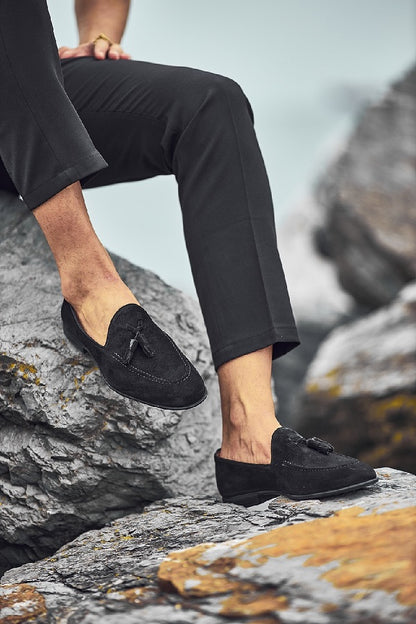 Blue Suede Loafers With Jeans Blue Jeans Black Loafers Men Black
