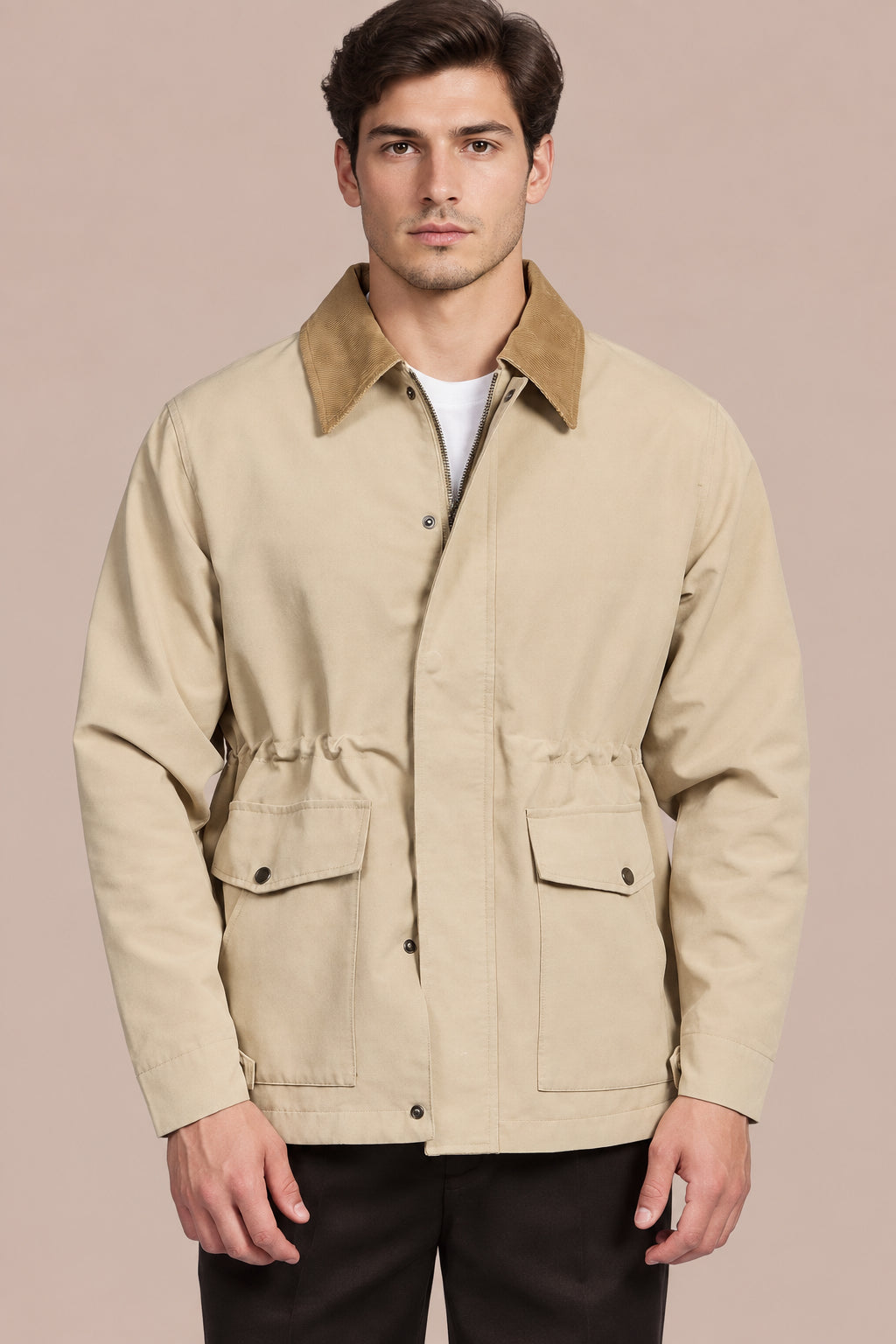 Men's Chelsea Jacket with Corduroy Collar
