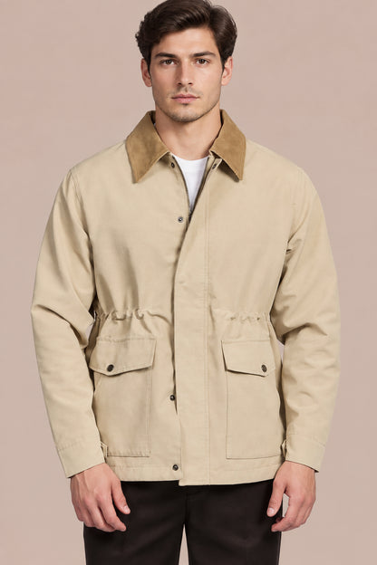 Men's Chelsea Jacket with Corduroy Collar