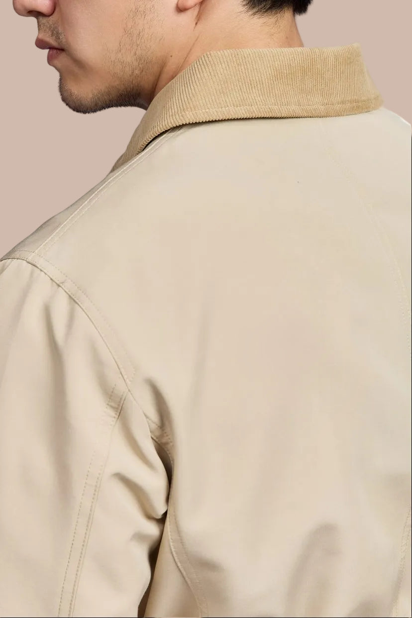 Men's Chelsea Jacket with Corduroy Collar