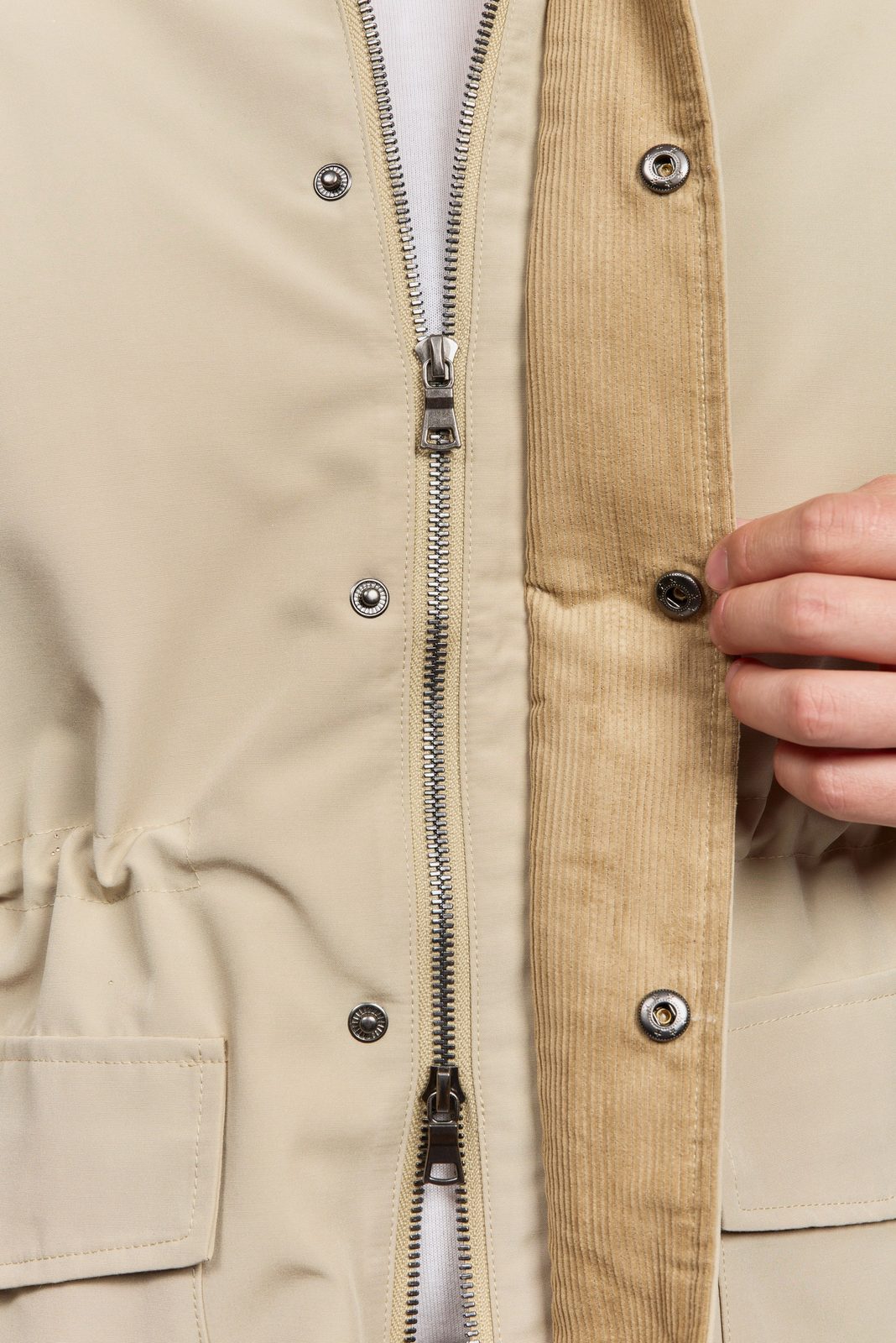 Men's Chelsea Jacket with Corduroy Collar