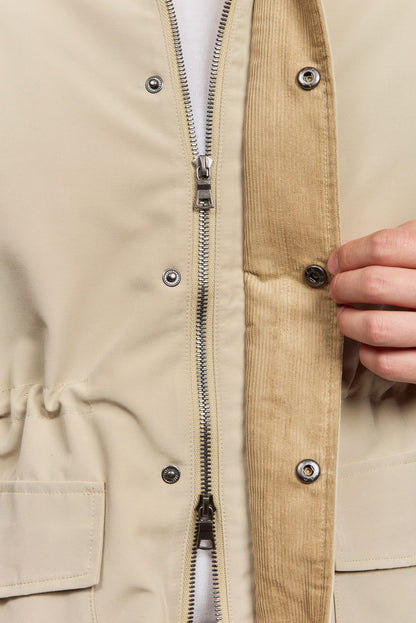 Men's Chelsea Jacket with Corduroy Collar