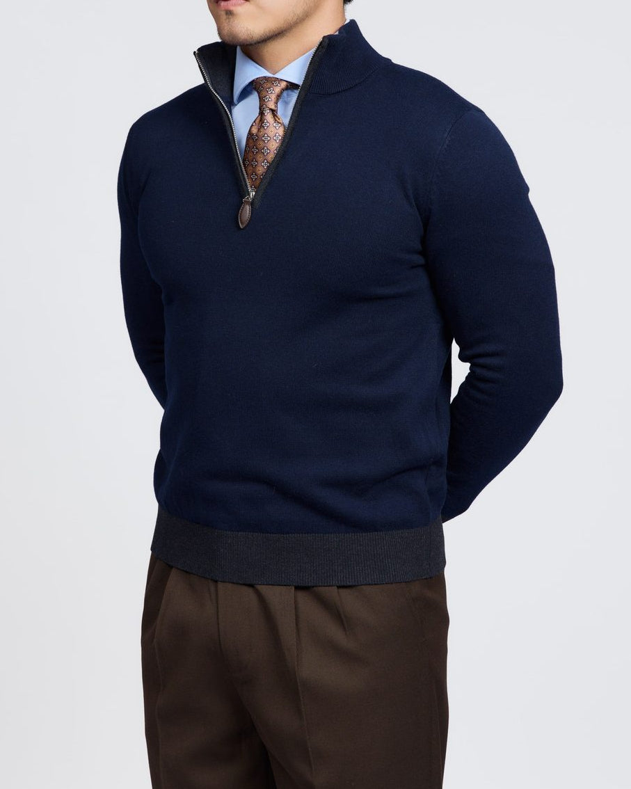 Men's Amalfi Half-Zip Knit Sweater