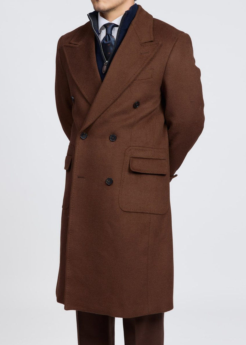Men's Classic Double-Breasted Chelsea Coat