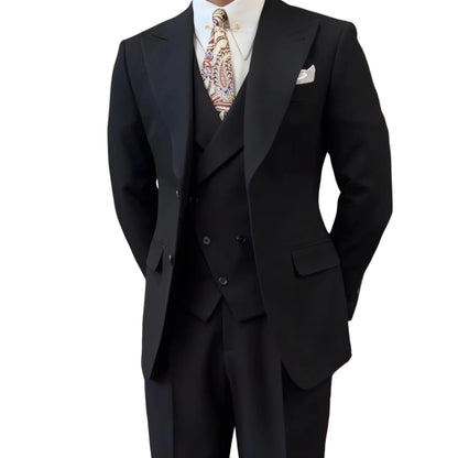 Men’s Black Milano Suit