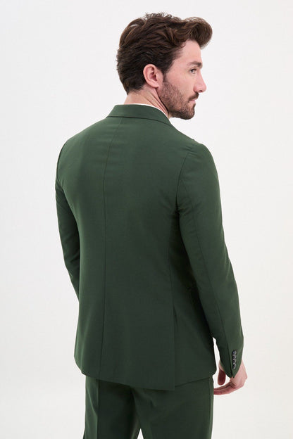 Brabion Elio Green Slim Fit Double Breasted Suit