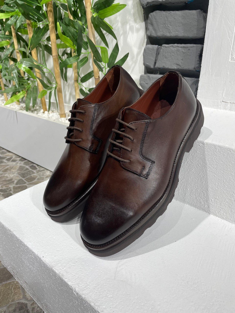 Brabion Belton Brown Leather Shoes