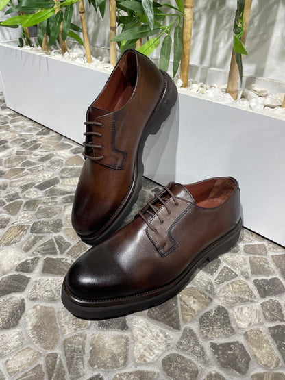 Brabion Belton Brown Leather Shoes