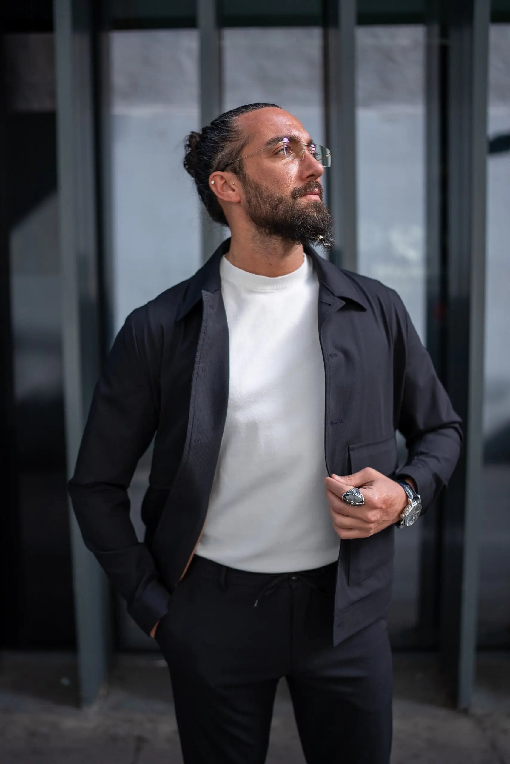 grey dress pants and black jacket Suit Color Get Bored with Black Suit Jacket & Pants? What about this...?!