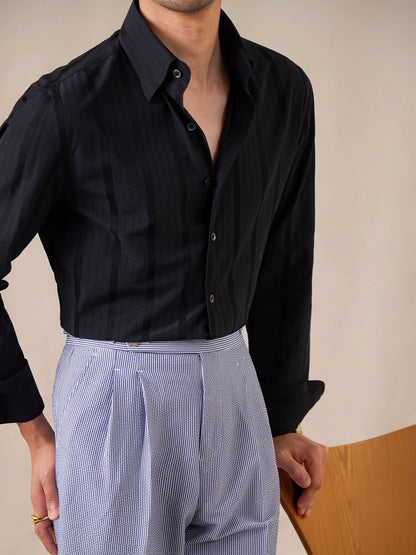 Men’s Seersucker Dress Shirt