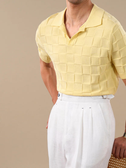 Design Polo Short Sleeve Men's Breathable Shirt
