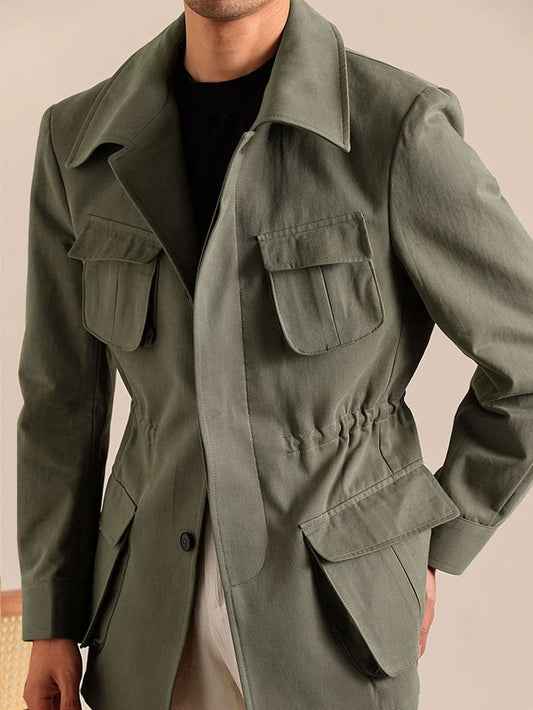 Men's Cotton Retro Hunting Jacket