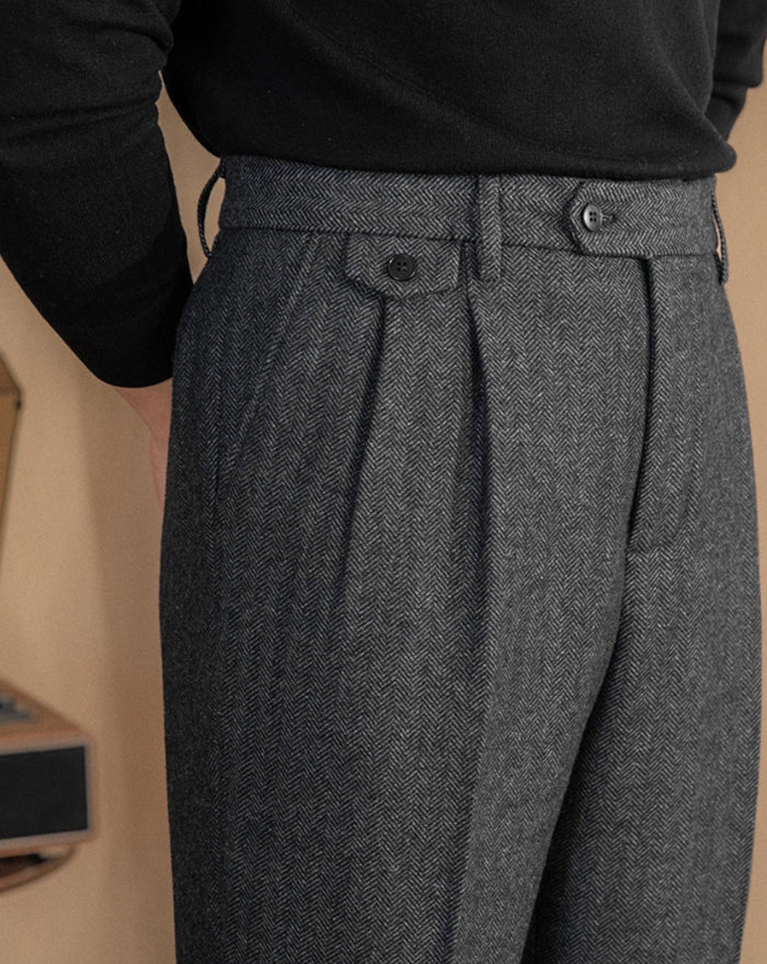 Herringbone Tailoring Pants