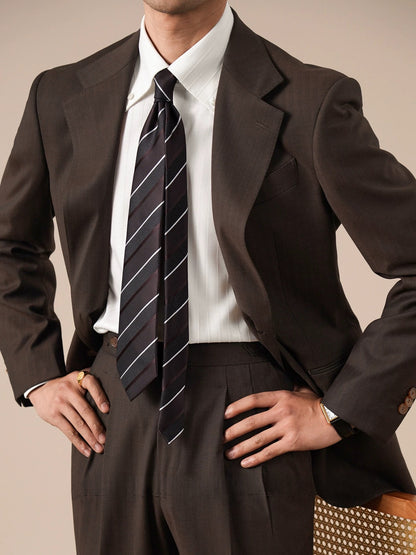 Chaqueta Retro Napoli Formal Marrón