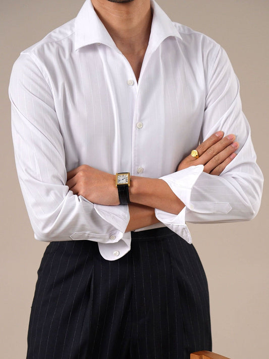 Men’s Italian One-Piece Collar Dress Shirt BRABION