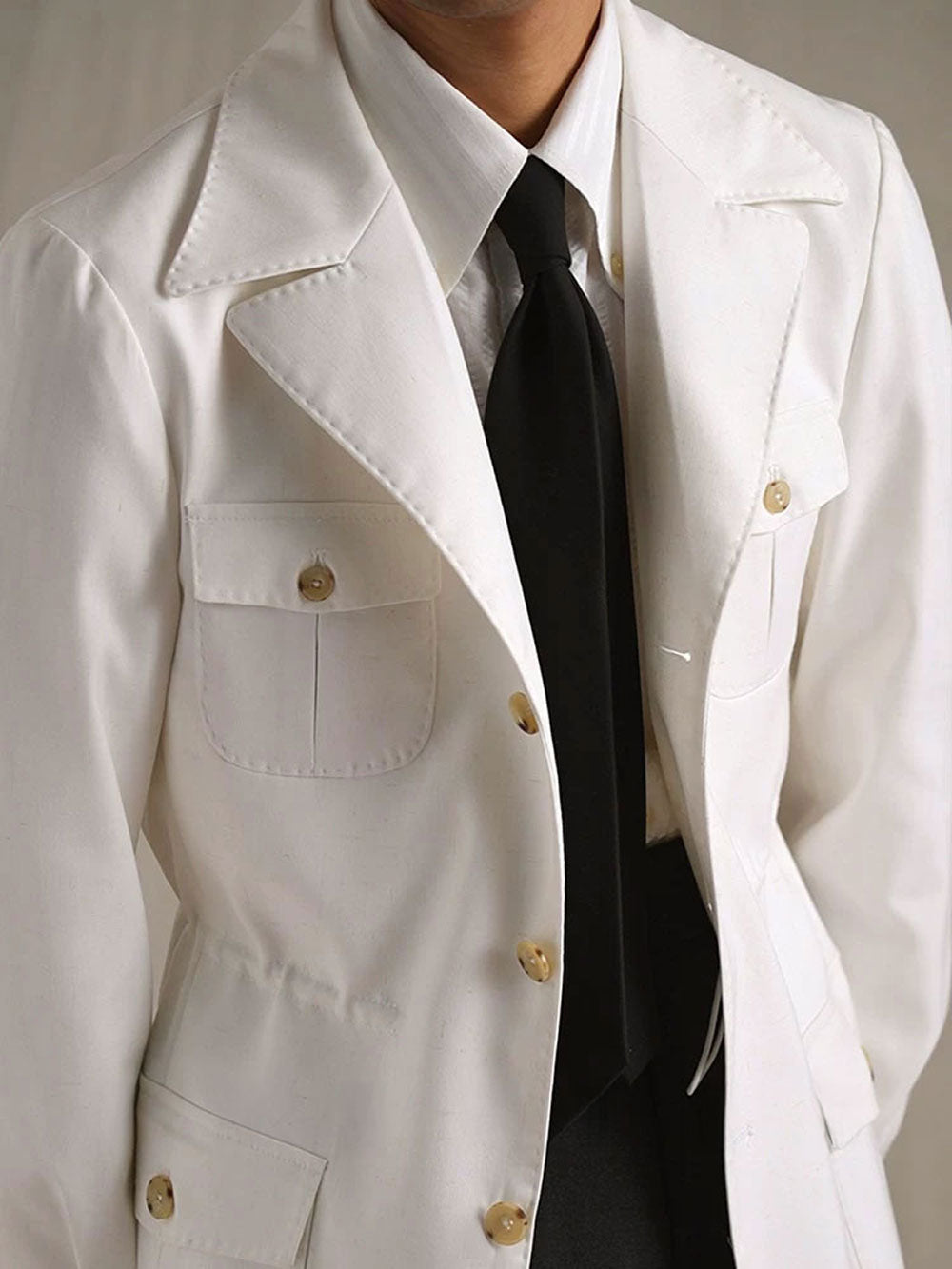 Men's Linen Breathable Hunting Jacket - BRABION