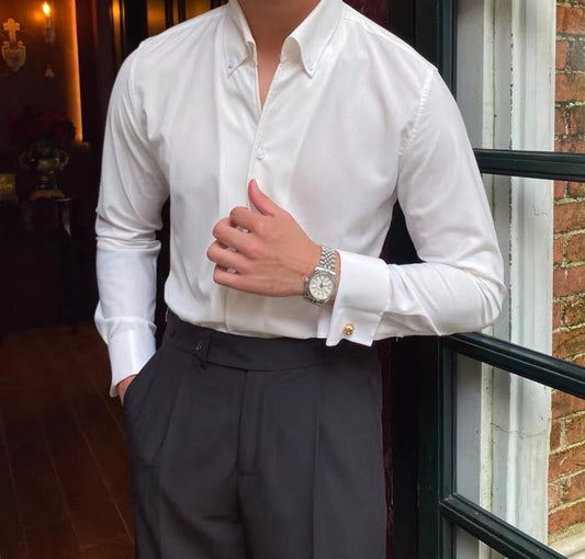 British Shirt with Cufflinks