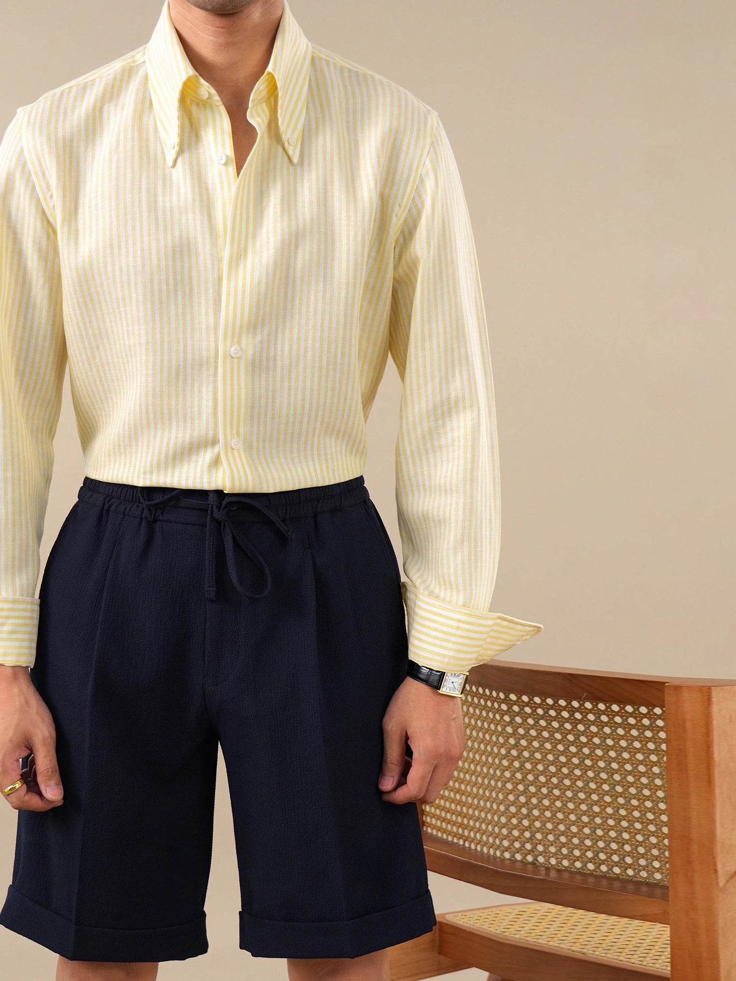 Summer Lightweight Breathable Drawstring Shorts for Men