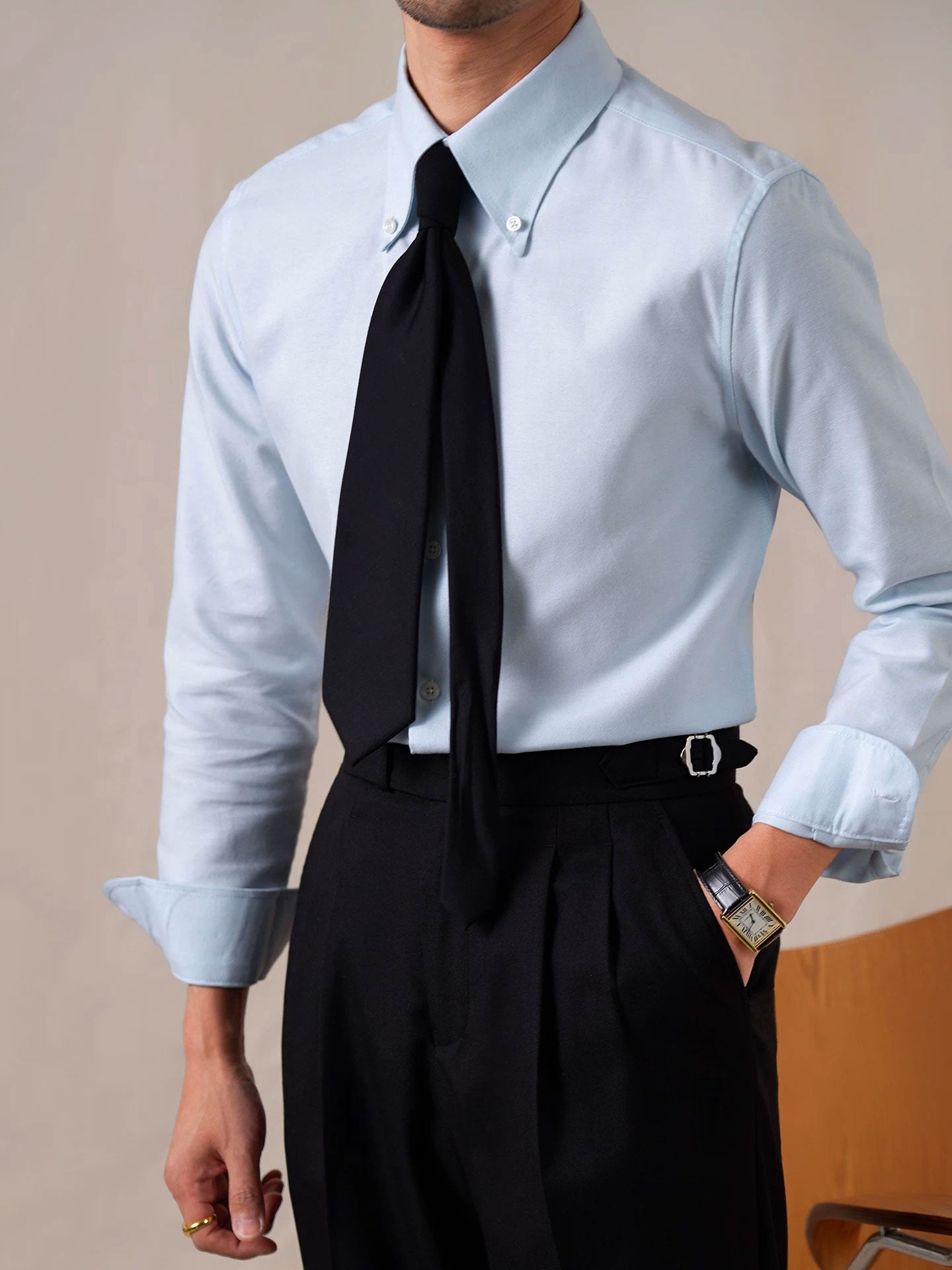 Men's Business Casual Windsor Collar Shirt - BRABION