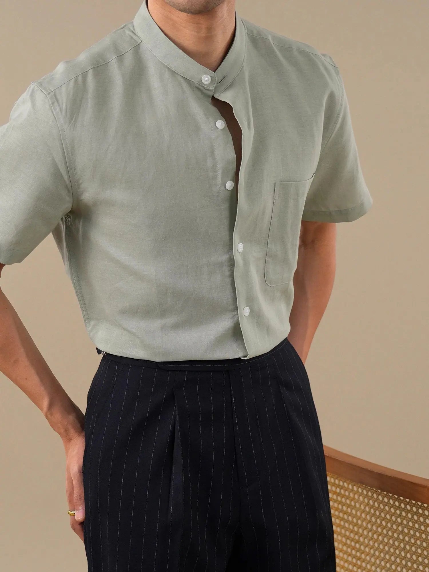 Breathable Summer Shirt Men
