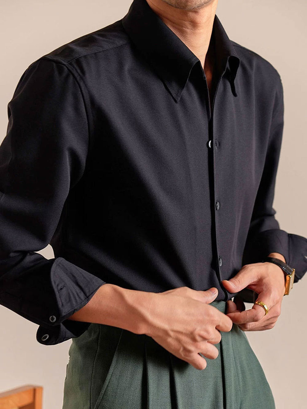 Men's Long-Sleeve Wrinkle-Resistant Shirt - BRABION