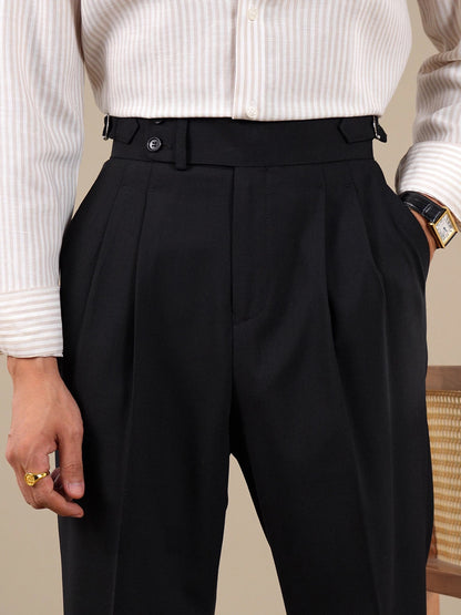 Pantaloni eleganti Napoli in misto lana