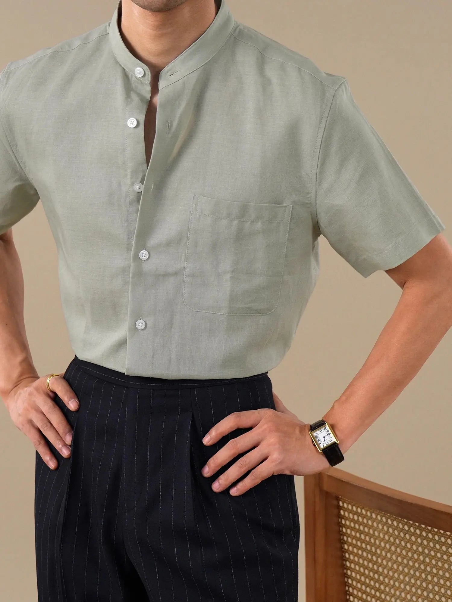 short sleeve banded collar dress shirt Amazon.com: Maiyifu-GJ Men Linen Button Down Beach Shirt Short Sleeve  Banded Collar Yoga Shirts Regular Fit Mandarin Collar Dress Shirt  (Black,Medium) : Clothing, Shoes & Jewelry