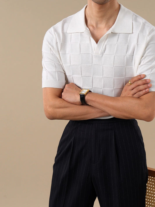 Design Polo Short Sleeve Men's Breathable Shirt