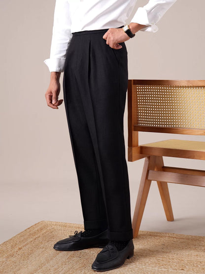 Pantaloni eleganti Gurkha a vita alta Torino