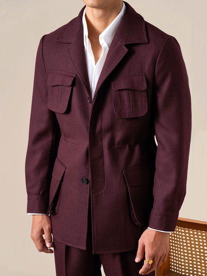 Men's Italian-Style Hunting Retro Jacket - BRABION
