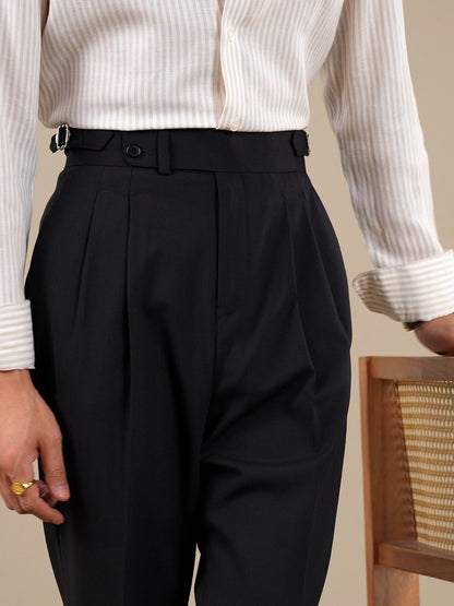 Pantaloni eleganti Napoli in misto lana