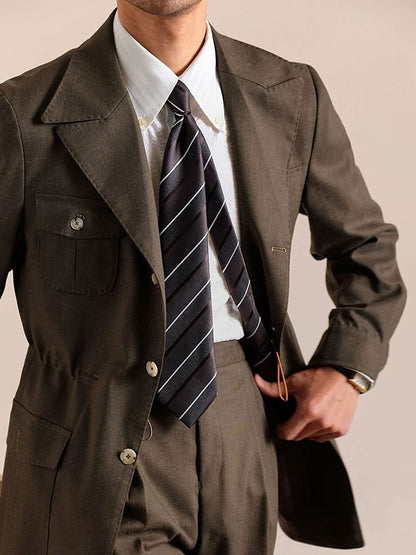 Men's Slim Fit Italian Retro Casual Jacket - BRABION
