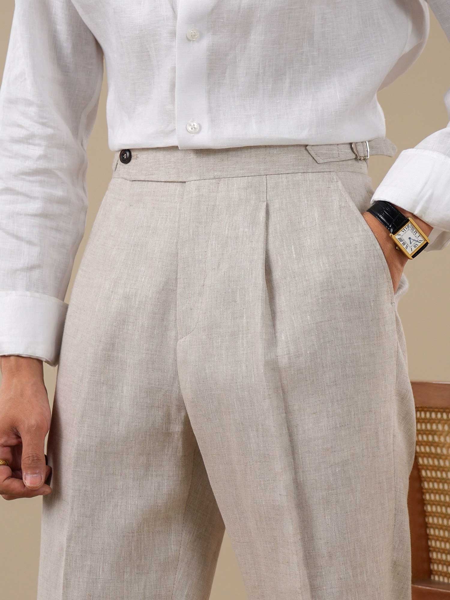 Linen Trousers Men Summer | Neapolitan Style – BRABION