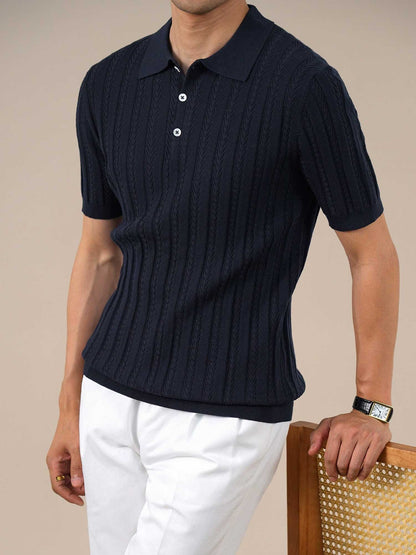 Men’s Cooling Lyocell Knit Polo Shirt BRABION