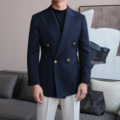 Men’s Wrap Blazer with Half Lining