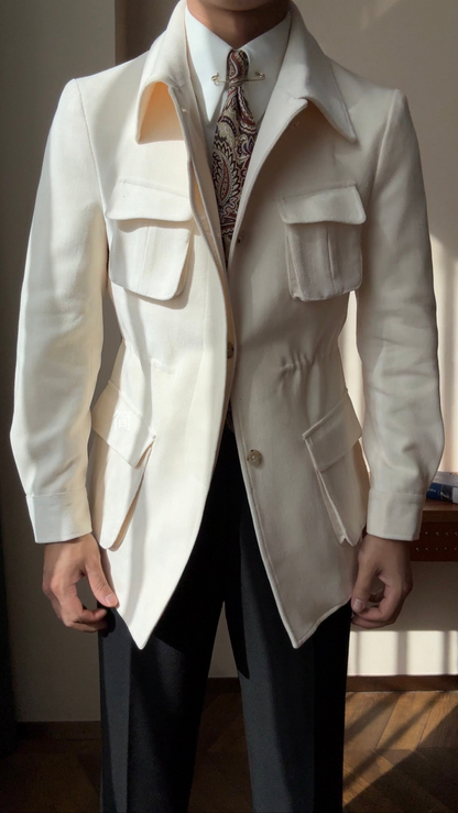 Men’s Italian Retro Hunting Jacket - BRABION