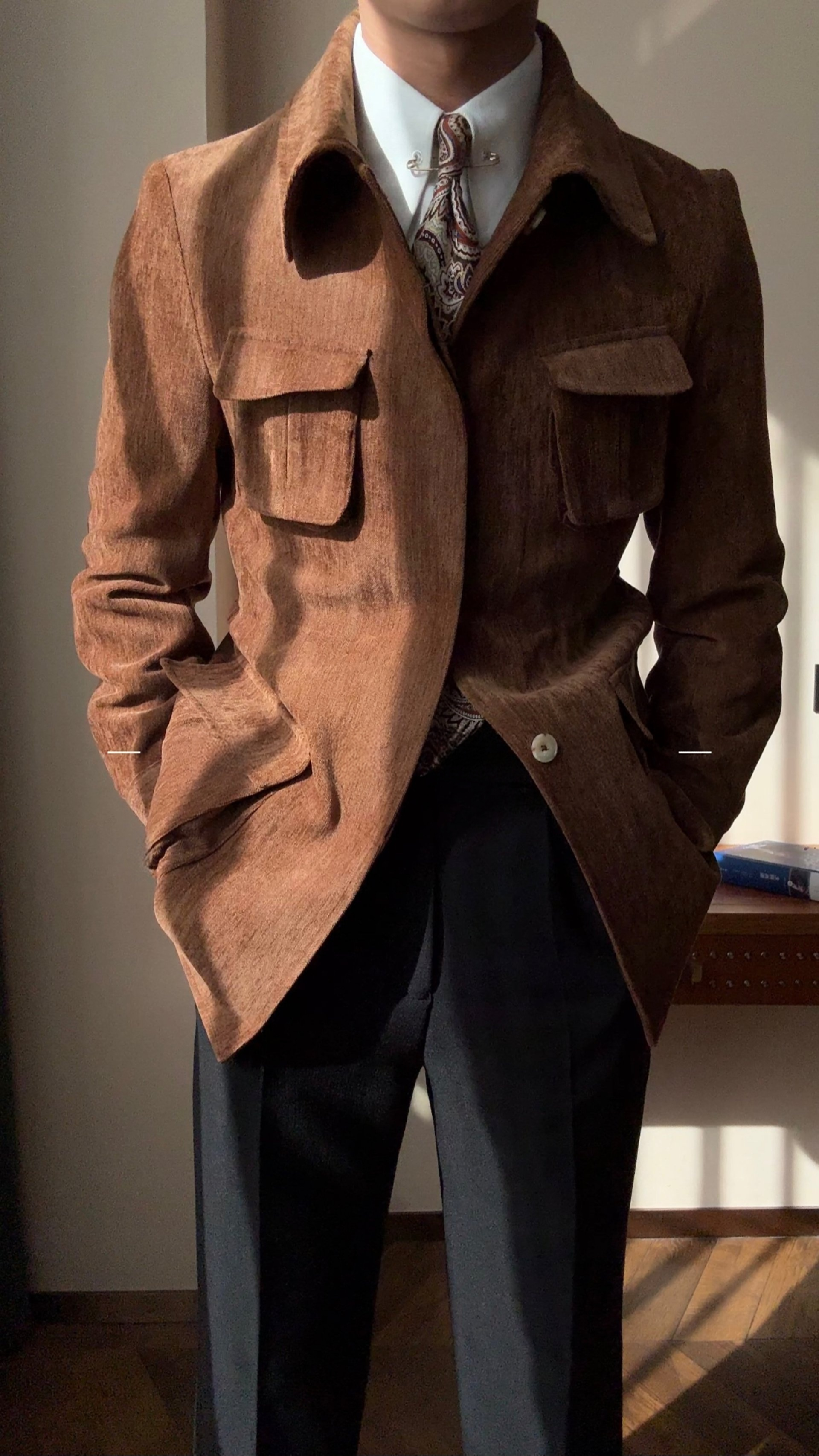 Men’s Italian Retro Hunting Jacket - BRABION
