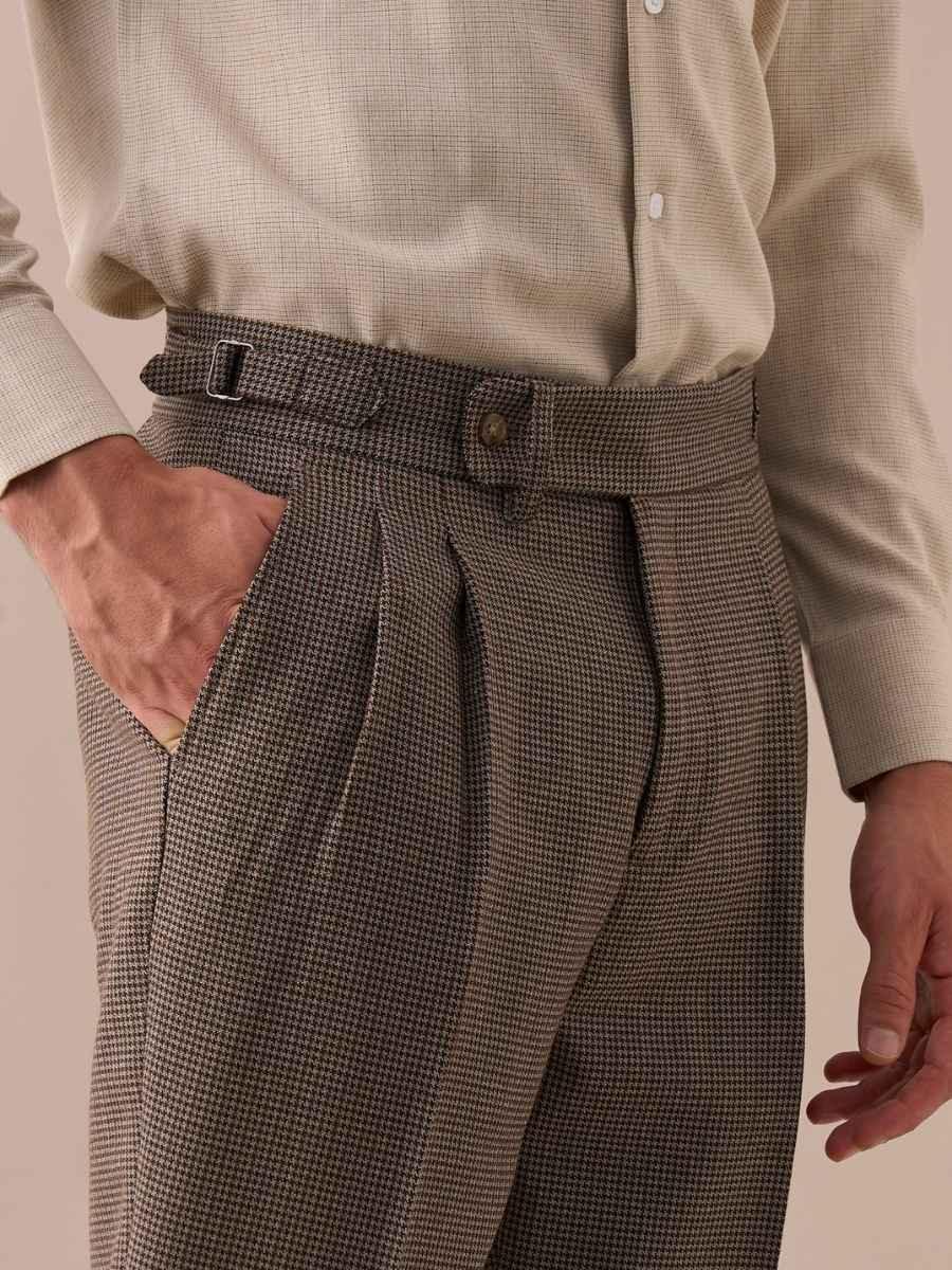 Men's Checkered Gurkha Pants - BRABION