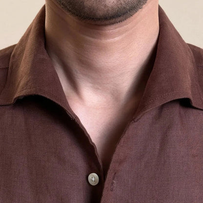 Men's Linen Dress Shirt