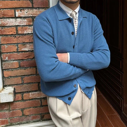 Buttoned Knit Cardigan