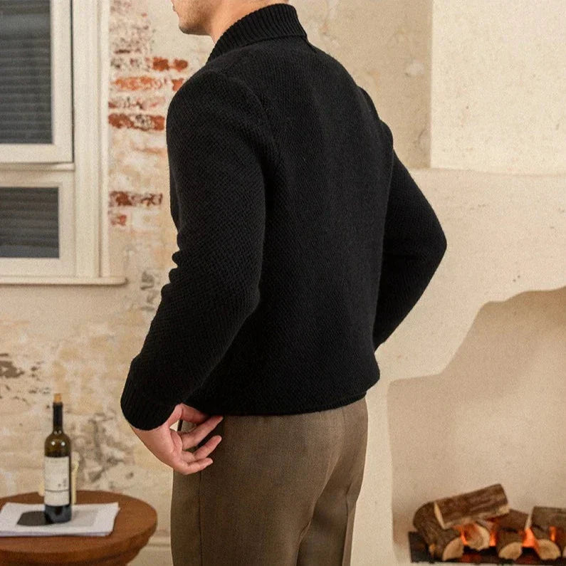 English Double-Breasted Cardigan