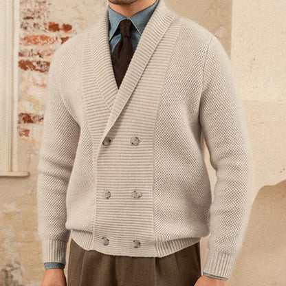 English Double-Breasted Cardigan