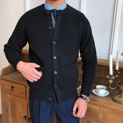 Classic Men's Knit Cardigan