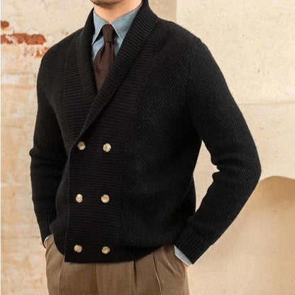 English Double-Breasted Cardigan
